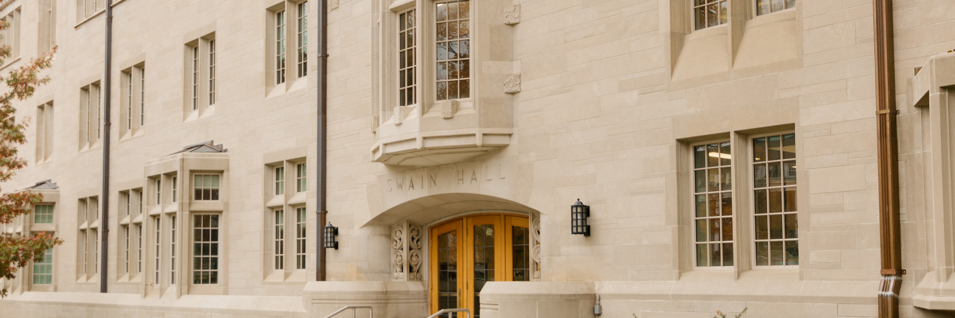 Exterior view of Swain hall West
